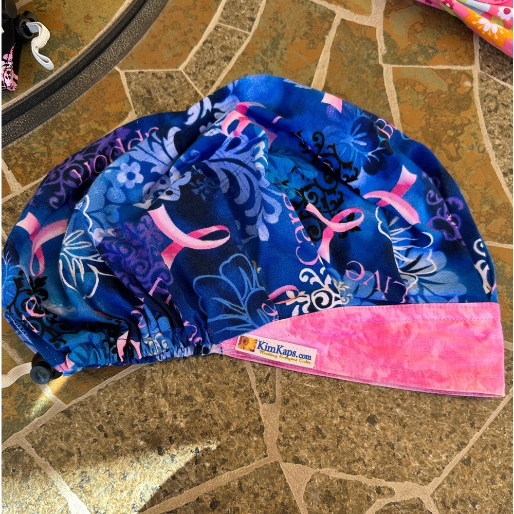 KimKaps scrub hat style 2, toogle button